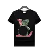 T-Shirt Herren Sommer Mode lose Baumwolle Brief gedruckt T-Shirt neue Casual Trend Paare kurze Ärmel.