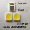 100 st parti Ny SMD LED 3535 6V Cold White 2W för TV LCD -bakgrundsbelysning Byt ut latwt391rzlzk LED Diode222a