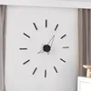 Väggklockor minimalistisk stor klockmekanism vintage nordisk tyst modern design kök reloj de pared rum dekoraktion