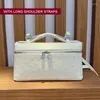 Sacs de soirée 2023 Tendance De Luxe Femmes Sac À Main Crocodile Autruche Grain En Cuir Véritable Boîte À Lunch Sac De Haute Qualité Bandoulière Cosmétique