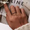 Bandringe BAMOER 925 Sterling Silber Bunte Regenbogen Zirkon Fingerring für Frauen Trendy Mode Dazzling CZ Stein Anillos Schmuck Geschenk J230719