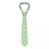 Papillon Verde Stile Cartone Animato Cetrioli Sottaceti Cravatte Uomo Seta Poliestere 8 Cm Collo Largo Abiti Accessori Cravatta Matrimonio Ufficio