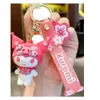 Cute Rabbit Kuromi Keychain Cute My Melody Keychain Car Keyring Pendant Ornaments Kids Girls Gift 2261