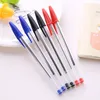 50pcs 1.0mm stylos à bille moyens stylos à bille Biros rouge bleu noir apparence classique parfait pour les écoliers