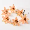 50 pz/lotto Orchidea Artificiale Fiore di Seta Testa 7 cm Per La Casa Decorazione di Nozze Corona FAI DA TE Regalo Scrapbooking Mestiere Fiore Finto 2253