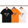 T-shirts d'été pour hommes Tête de tigre T-shirt à manches courtes Designer Triangle T-shirts pour hommes et femmes Couple T-shirt d'été à manches courtes Top Pullover S-4XL