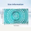 Towel Mandala Turquoise Beach Customized Floral Pattern Breathable Microfiber Pool Towels