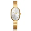 Montres-bracelets de luxe femmes montre élégante bande de cuir ovale Quartz analogique montres-bracelets pour dames femme horloge Rectangle montre-bracelet
