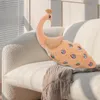 Oreiller paon Animal chaise jet doux résistant à l'usure décor à la maison pour bureau plage 23.6 pouces de Long belle