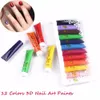 Decorações de Nail Art Dedo Anjo 12pcs 12ml Tinta de Unha Multi Superfície Pintura 3D OUMAXI Nail Art Painting Moda 12 Cores Diferentes Ferramentas de Pintura de Unhas 230718