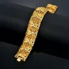 Link Chain Drop 22mm Breedte Chunky Grote Brede Armband Voor Vrouwen Mannen Goud Kleur Ethiopische Sieraden Afrikaanse Bangle Arabische bruiloft Gift284u