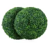 Coroas de flores decorativas Planta artificial Topiary Ball Bolas de buxo falso para quintal varanda jardim casamento e decoração de casa280w