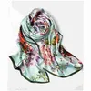 Lindas senhoras lenço de seda designer moda xale de seda turbante feminino profissional novo design Pashmina296U