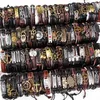 Band New Vintage Leather Mens Womens Surfer Bracelet Manchet Polsband 50 stuks veel Mixed Style Retro Sieraden Bedelarmband Goedkope Part263r