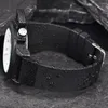 Armbanduhren 2023 Mode Sportuhr Männer Großes Gesicht Schwarz Uhren Silikonband Auto Datum Quarz Reloj Hombre Montre Homme