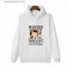 Heren Hoodies Sweatshirts Nieuwe Cartoon Anime One Piece Winter Manga Hoodie Mannen Casual Streetwear Luffy Cool Zoro Sweatshirt Grafische Hip Hop Hoody Unisex T230719