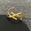 Designer YSLS -armband Kvinnor lyxiga armband Bangle Classic Large Letter Jewelry Fashion Charms Armband Holiday Gifts