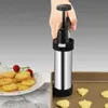 Gâteau Outils En Acier Inoxydable Crème Décoration Pistolet Ensembles Cookie Making Machine Buses Moule Pâtisserie Seringue Extrudeuse Cuisine Cuisson 230719