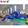 Custom made 8 m 26ftW concertpodium decoratie giant opblaasbare octopus dome tent outdoor octopuss tentakels voor DJ269I