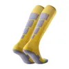 Спортивные носки с длинным цветом Тренировка против Slip Soccer Socks Мужчины Женщины на открытом воздухе спортивные спортивные футбольные носки 230719