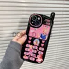 携帯電話ケース2023ピンク人形3Dモバイルクールガールギフトソフトシリコン電話ケースiPhone 11 13 12 14 Pro Max Plus X XS XR Korea USバックカバーJ230719