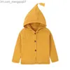 Jas 0-5 Jaar Capuchon Baby Jas Meisje Jas Jongen Jas Kleding Kwastje Hoed Ontwerp Katoen Linnen Kinderen hoodie Z230720