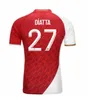 23 24 Maillot como Monaco Soccer Jerseys Kit Kit Treinando camisa de futebol Player versão 2023 2024 Home Away Sobrevinhamento De Foot Boadu Ben Yedder Minamino