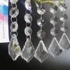 Kroonluchter Crystal Camal 5Pcs 34mm Prisma Hangers Onderdelen Kralen Guirlande Opknoping Lamp Verlichting Party Woondecoratie