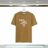 Mens T Shirt Designer för män Kvinnor Skjortor Fashion Tshirt med bokstäver 100% Bomulls andningskort