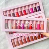 Lippenstift Make-up Lippenstift Set Fluwelen Matte Vloeibare Lipstick Waterdicht Duurzame Stick Gratis Cup Kleurloze Naked Lipstick Set Private Label 230718