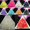 10000pcs sac SS12 3mm 10 Couleur Jelly AB Résine Cristal Strass FlatBack Super Glitter Nail Art Strass Décoration De Mariage Perles 272u