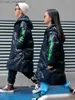 Casaco de penas coreano inverno jaqueta infantil à prova d'água com capuz casaco para meninas 3-12 anos parca infantil conjunto Z230719
