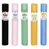 Colorful Thick Glass Pipes Dry Herb Tobacco Mushroom Style Filter Catcher Taster Bat One Hitter Handpipes Mouthpiece Tips Dugout Cigarette Holder Smoking Tube DHL