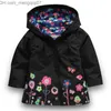 Coat Boys' waterproof windproof jacket Children's long sleeved jacket Girls' fashion jacket 2-6Y Z230719
