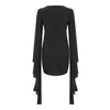 Casual Dresses Halloween Gothic Women Dress Flare Long Sleeve High Waist 2023 Goth Cosplay Costumes Sexy Slim Party Club Robe