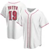 2023 Cincinnatis Baseball Jersey 19 Joey Votto Man Elly De La Cruz Jonathan India Ken Griffey Jr Barry Larkin Joe Morgan Pete Rose Nick Senzel Johnny Bench 21 Greene