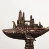 Objets décoratifs Figurines Résine Rétro Américain Steam Punk Baleine Bateau Steampunk Figurines Intérieur Home Office Bureau Décor Objet Accessoires 230718