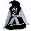 The Legend of Zelda Shadow Link Black Lolita Kimono Dress Game CoSplay Costume2887