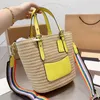 Dames strozak crossbody tas tassen designer tas bakken handtassen mode luxe strand vakantie geweven messenger tassen dame portemonnees portemonnee portemonnee