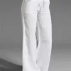 Calça Feminina Celmia Vintage Feminina Calça Perna Larga 2023 Verão Palazzo Moda Calça Longa Casual Cintura Elástica Sólida Fina Pantalon Feminino 230718