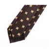 BOWIS Ties Brown 6 cm krawat mody dla mężczyzn kombinezon biznes