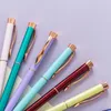 50шт/лот Slim Metal Ballpoint Pens Rose Rose Gold