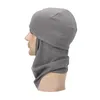 Masques de mode Cache-cou Connectyle Hommes Femmes Chapeau d'hiver Chaud Earflap Beanie Acrylique Crâne Cap Chapeau de ski avec masque coupe-vent Foulards Cagoule Chapeau 230719