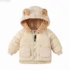 Mantel Koreanische herbst und winter kinder jacke cartoon bär ohr kleines mädchen jacke 1-6 jahre kinder männer der anzug Z230720