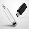 Тип C в 3,5 мм для наушников адаптер Aux Aux Adio Adio Adapter Converter Mini USB-C Музыкальный конвертер для Huawei Xiaomi OnePlus Black White