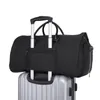Duffel çantaları giysi çantası iş dünyası giysi bavul paketi katlanabilir seyahat çantası erkekler dizüstü bilgisayar tote bagaj çanta damla bağlantısı 230719