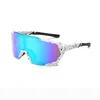 Óculos de Sol Oversize Esportes Masculino Óculos de Sol Feminino Proteção para Andar de Bicicleta Ao Ar Livre Óculos à Prova de Poeira Uv400 Óculos Gafas De Sol