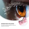 Falsche Wimpern Wimpern Glitzer Wimpern Fake Extensions Farbige weiche Augen Make-up Wimpern Dick Flauschig Künstliche Pailletten Faux Natürlich