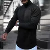 Blusas Masculinas Outono Primavera Suéter Pulôver Moda Algodão Manga Comprida Slim Fit Roupas Tops Malha Casual Suéter Masculino Oversized L230719