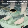 Balde Pedilúvio Dobrável Banho Banho Imersão Espuma Massagem Banheira Dobrável para Pés Spa Plantar Sauna Banheira 230718